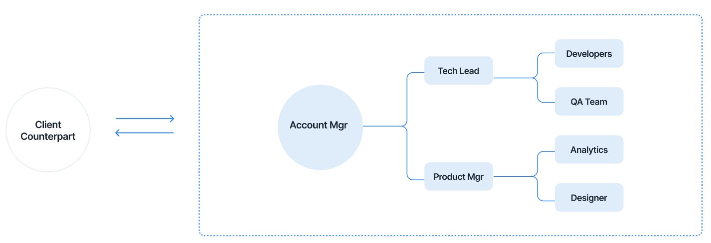 QORTEX dedicated cross-functional team structure